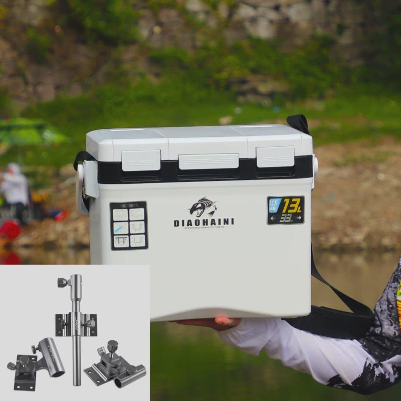 13L - SMALL FISHING BOX - BLACK AND WHITE (SKY WINDOW) + THREE SETS OF GUNS